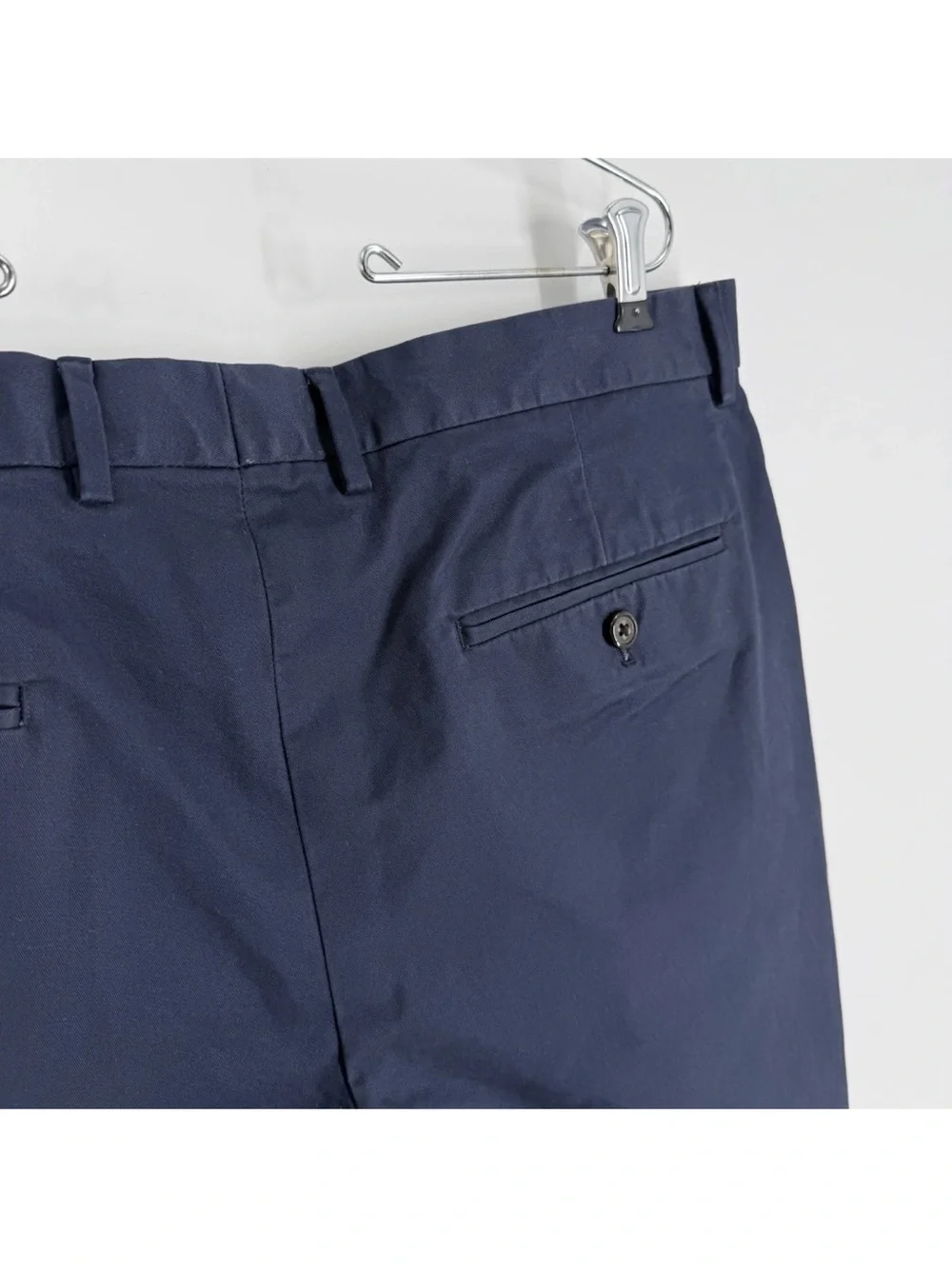 J Crew Bowery Dress Pants Mens Size 34x30 Navy Blue Stretch Cotton Chino
